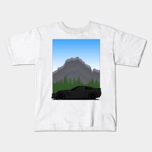 Z06 mountain Black Kids T-Shirt